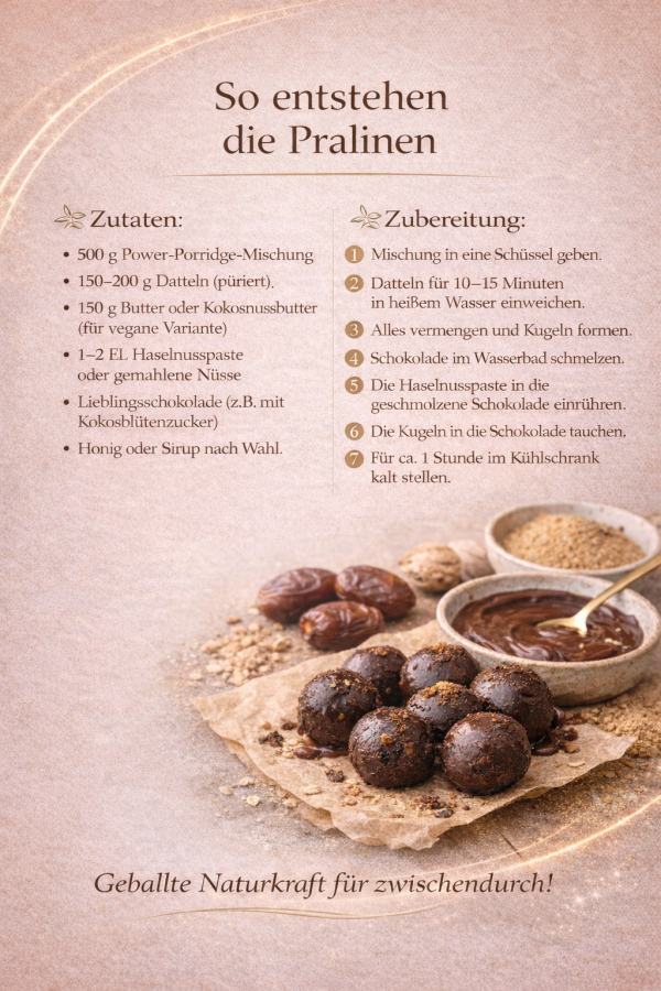 Power Porridge Pralinen