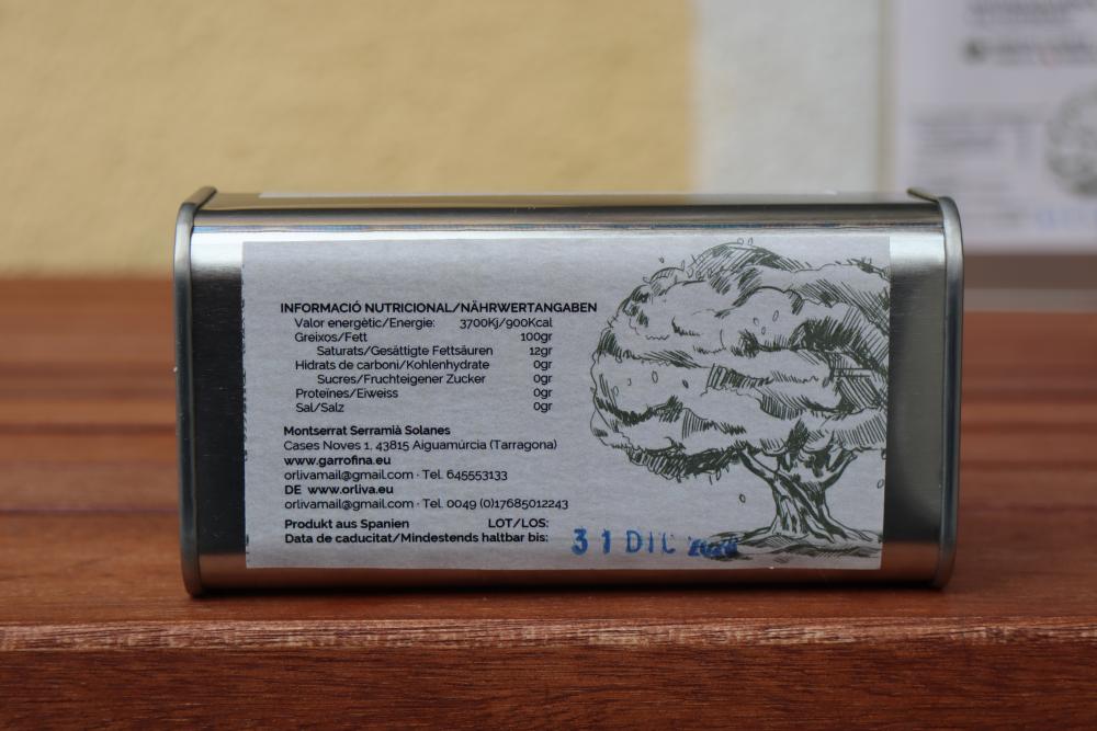 Natives Olivenöl extra kaltgepresst